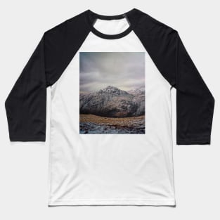 The Pike of Blisco in Winter Baseball T-Shirt